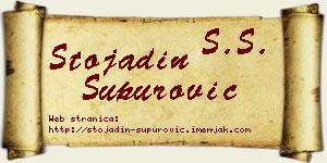Stojadin Supurović vizit kartica